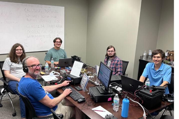 Students and faculty participate in Amateur Radio activity