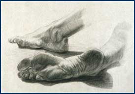 "Study of Leg" by Andrew Swift, Class of 1999