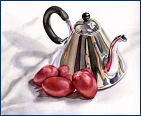 "Teapot & Tomatoes" by Sally Griffith-Oh, Class of 2002