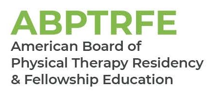 American Board of Physical Therapy Residency and Fellowship Education logo