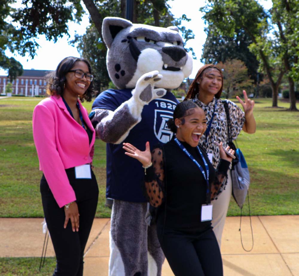 Students with Augustus