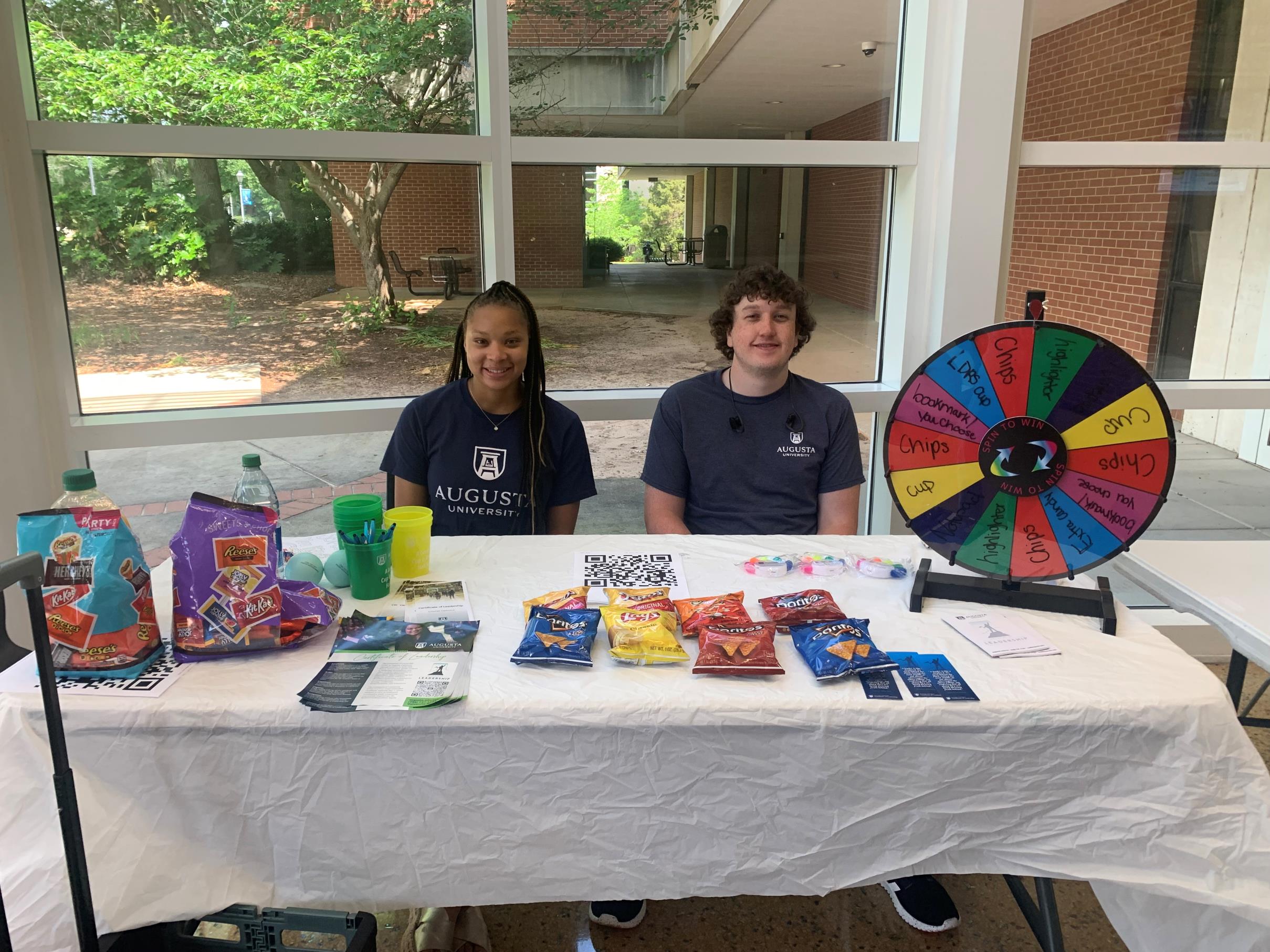 COL Students tabling