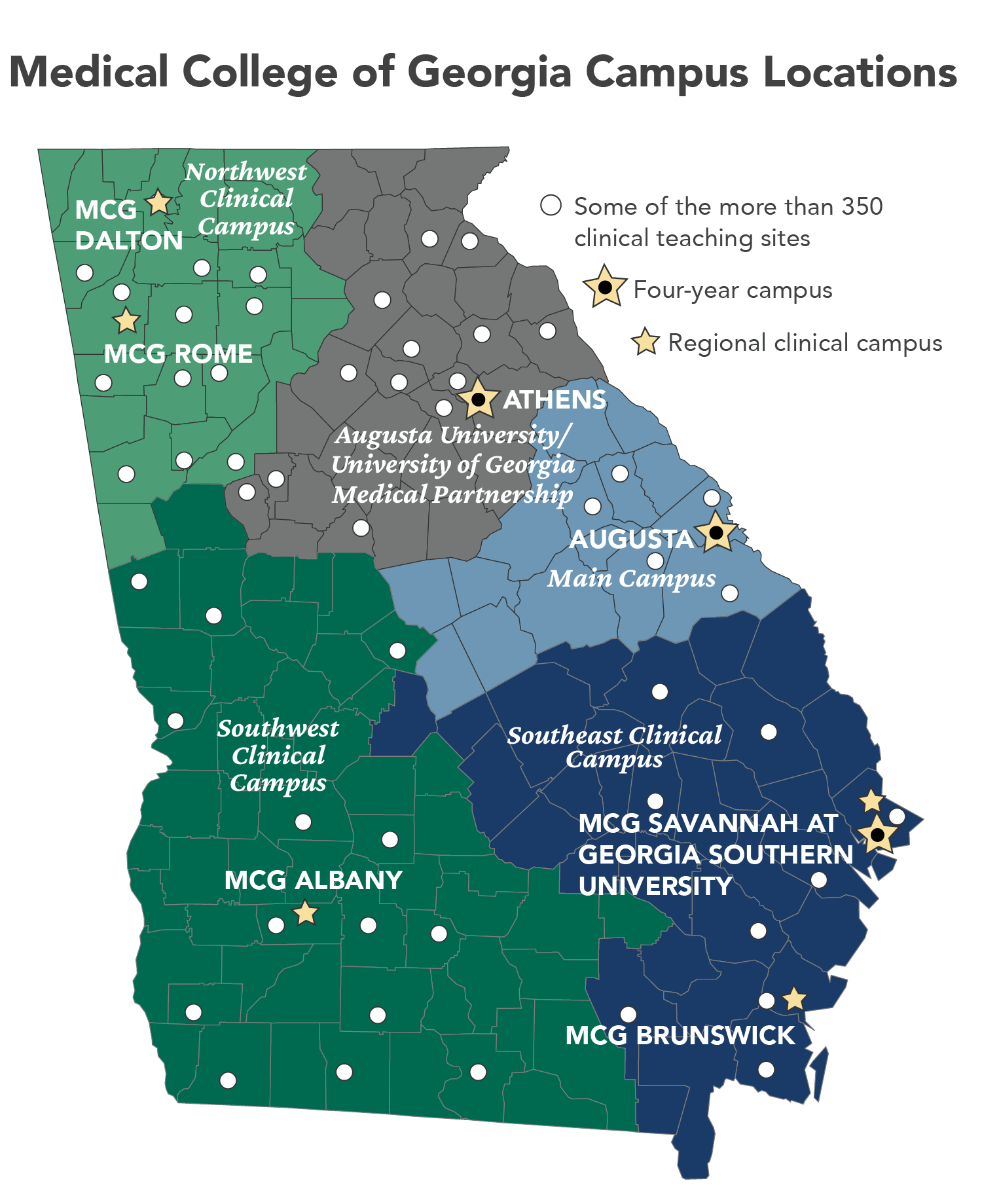 GA MAP with 350 MCG Clinical Site Networks