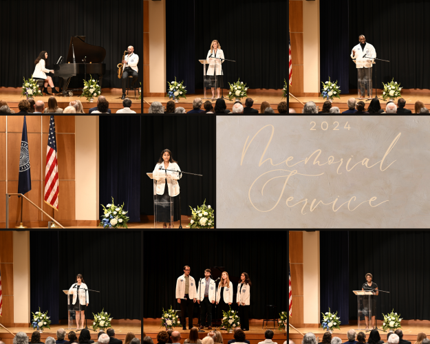 memorial service banner
