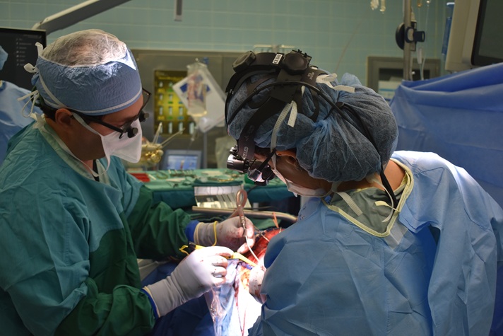 Sam Rahimi in surgery