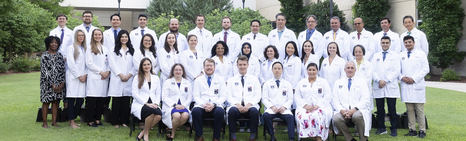 General Surgery Residents posing outside for picture