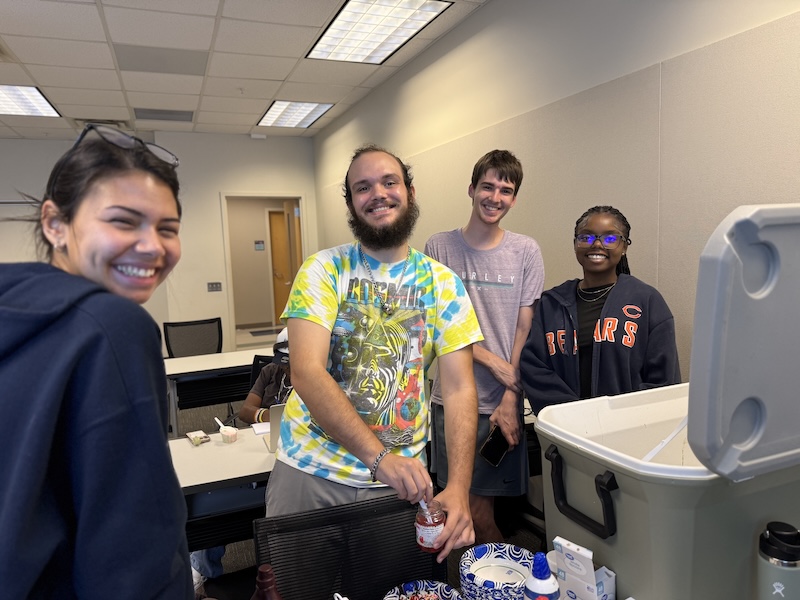 4 students in AU Psychology Club