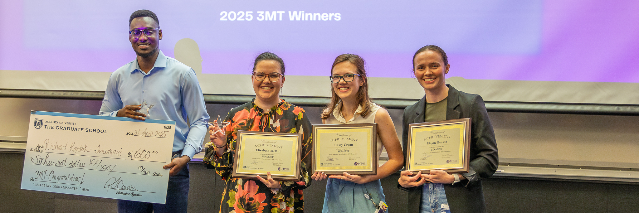 2025 3MT winners