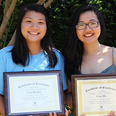 photo of Lilly Bender & Alice Ma