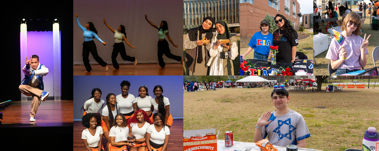 a collage of cultural student orgs