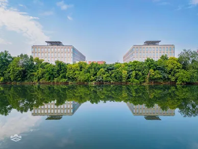 River front with GCC buildings